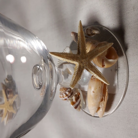 Handmade Shell Art Dessert Glasses Pudding Cups Set of 4 Unique Design - Picture 5 of 8